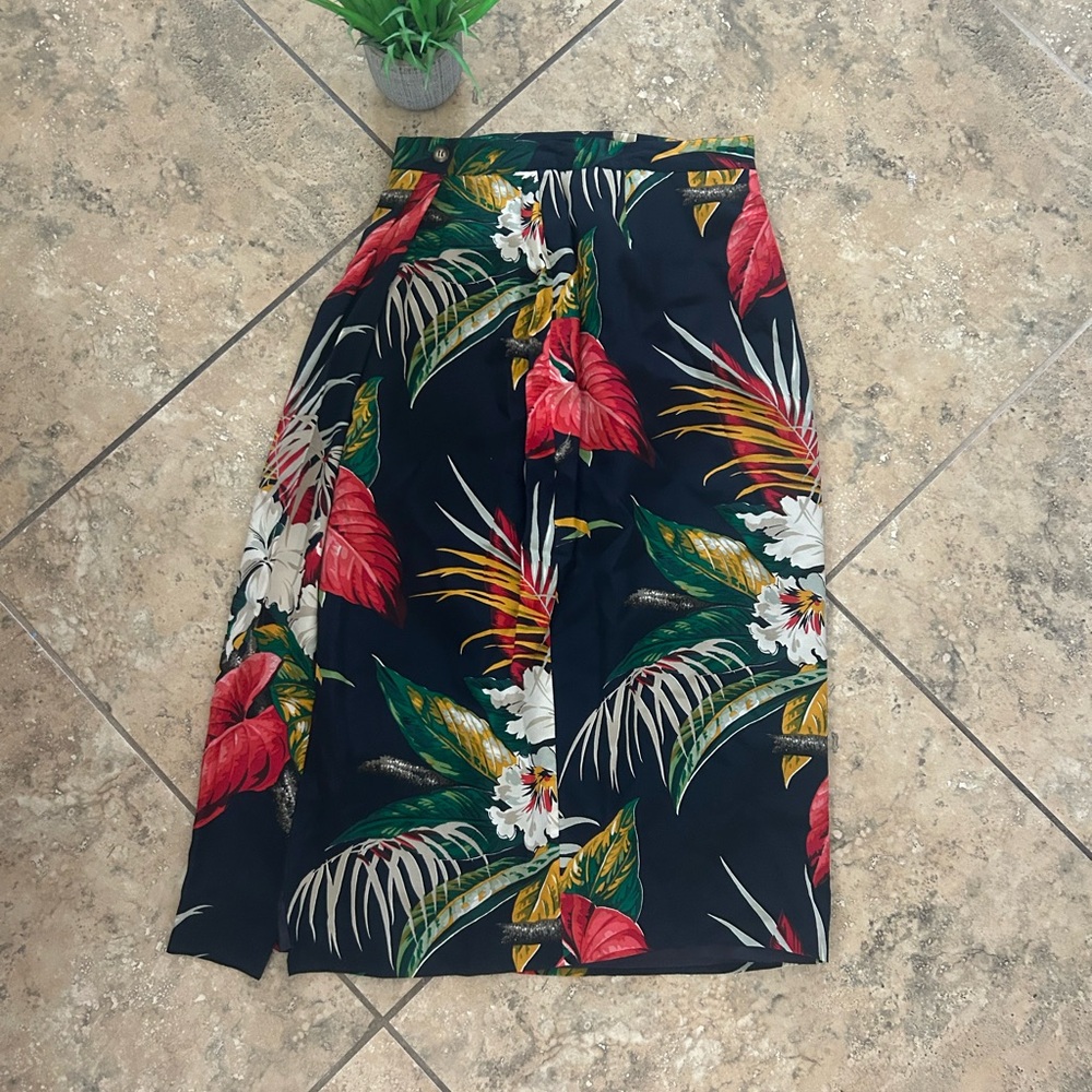 Vintage Jones New York silk skirt